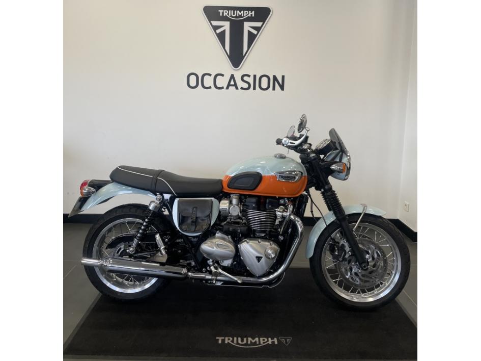 TRIUMPH BONNEVILLE T120 Meriden Blue / Tangerine