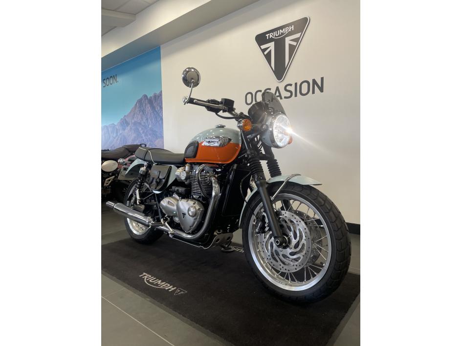 TRIUMPH BONNEVILLE T120 Meriden Blue / Tangerine