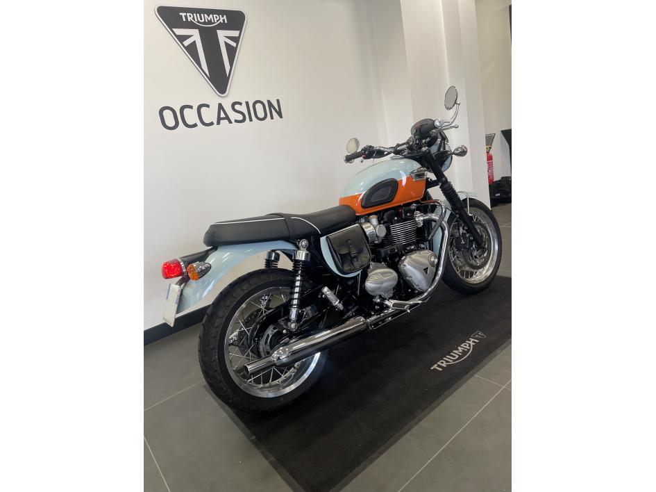 TRIUMPH BONNEVILLE T120 Meriden Blue / Tangerine