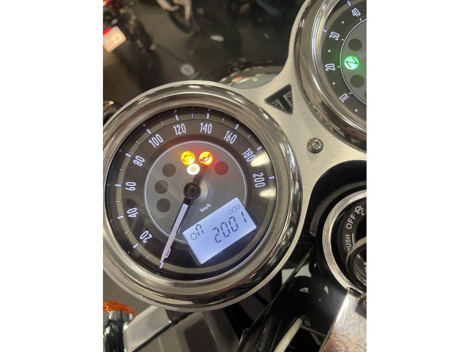 TRIUMPH BONNEVILLE T120 Meriden Blue / Tangerine